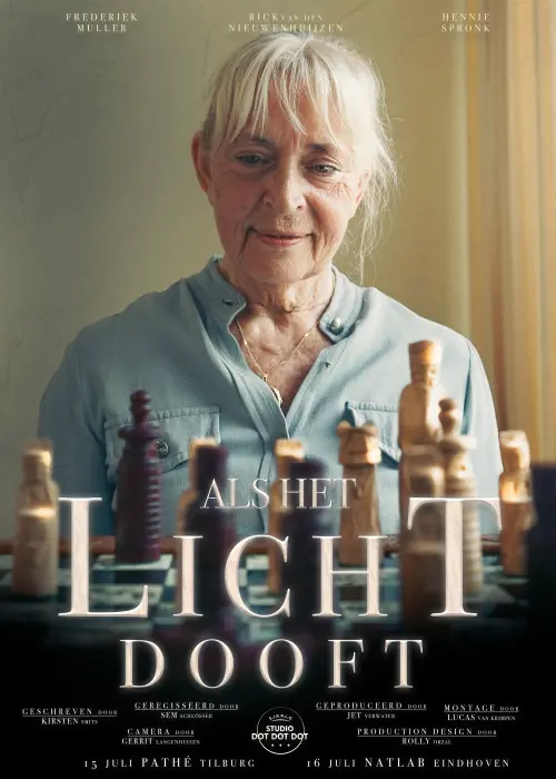 Movie poster "Als Het Licht Dooft"