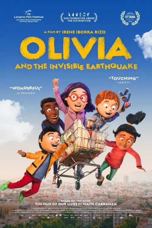 Movie poster "Olivia and the Invisible Earthquake"