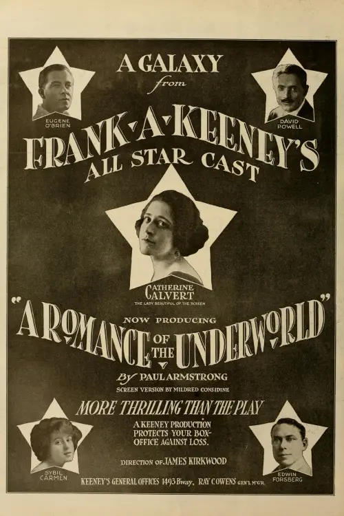 Movie poster "A Romance of the Underworld"