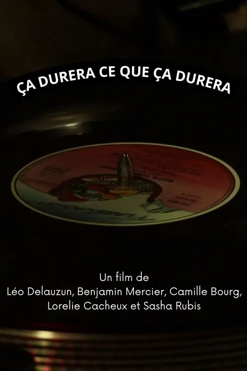 Movie poster "Ça durera ce que ça durera"