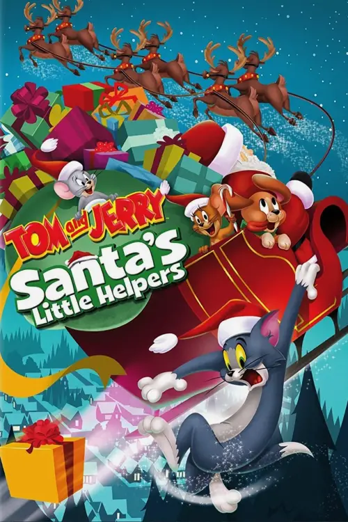 Movie poster "Tom and Jerry Santa
