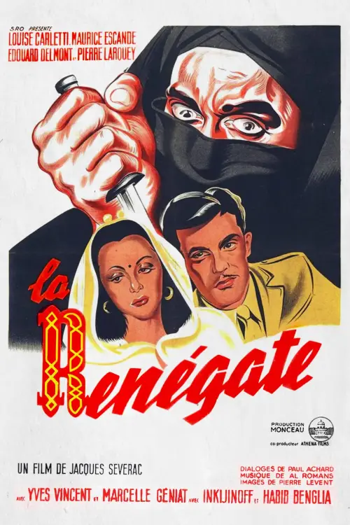 Movie poster "La Renégate"