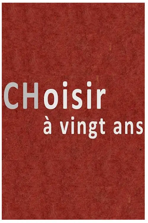 Movie poster "CHoosing at Twenty"