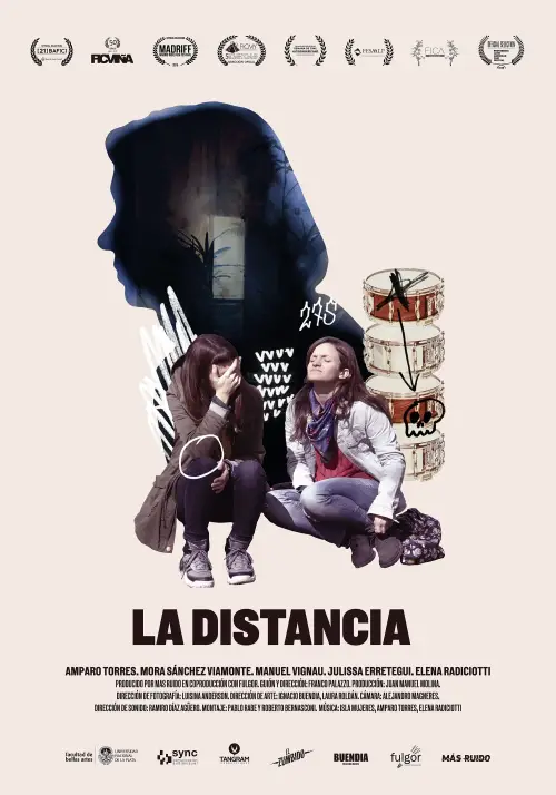 Movie poster "La distancia"