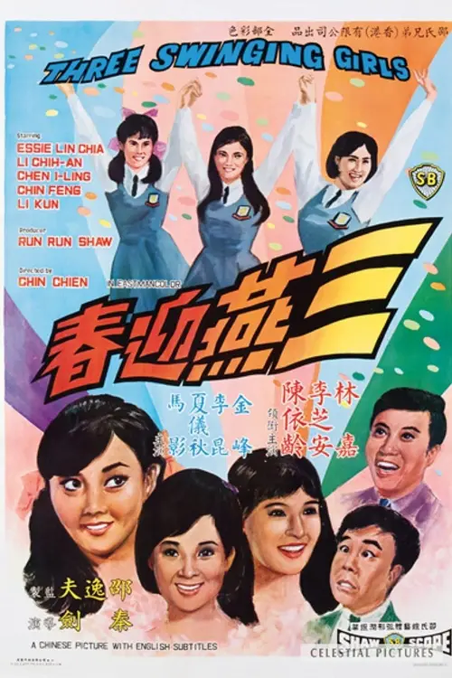 Movie poster "Three Swinging Girls"