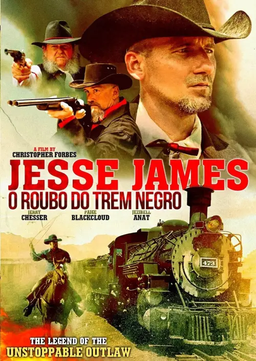 Movie poster "Jesse James vs. The Black Train"