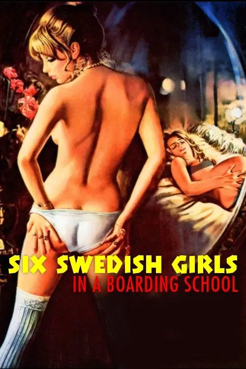 Movie poster "Six Swedish Girls in a Boarding School"