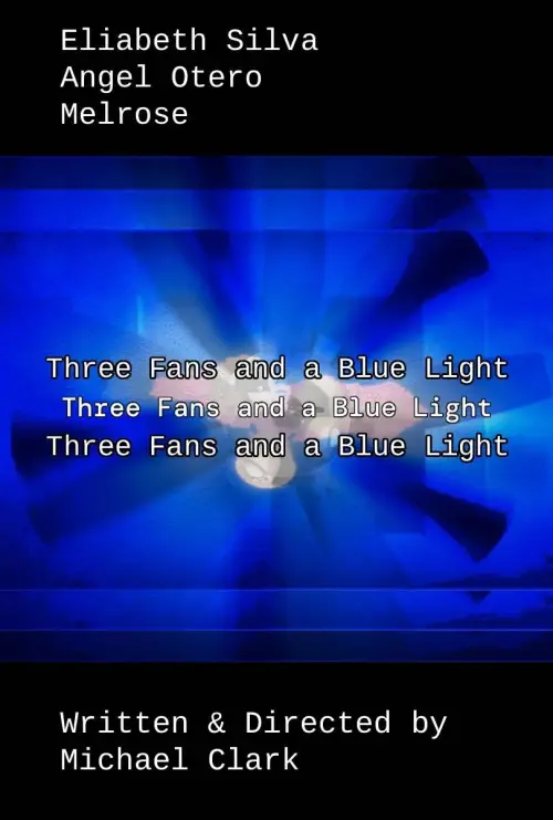 Movie poster "Three Fans and a Blue Light"