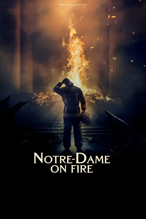Movie poster "Notre-Dame on Fire"