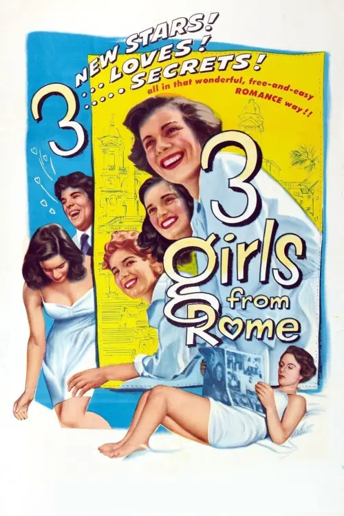 Movie poster "Three Girls from Rome"