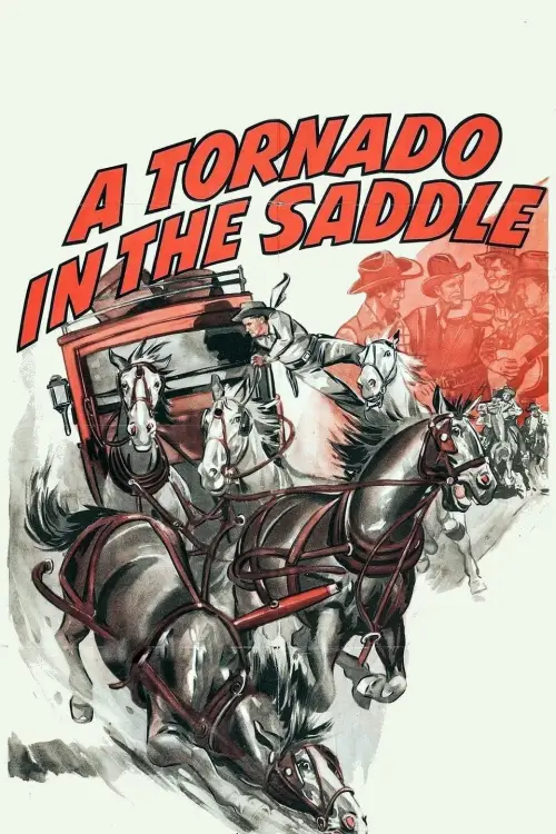 Movie poster "A Tornado in the Saddle"
