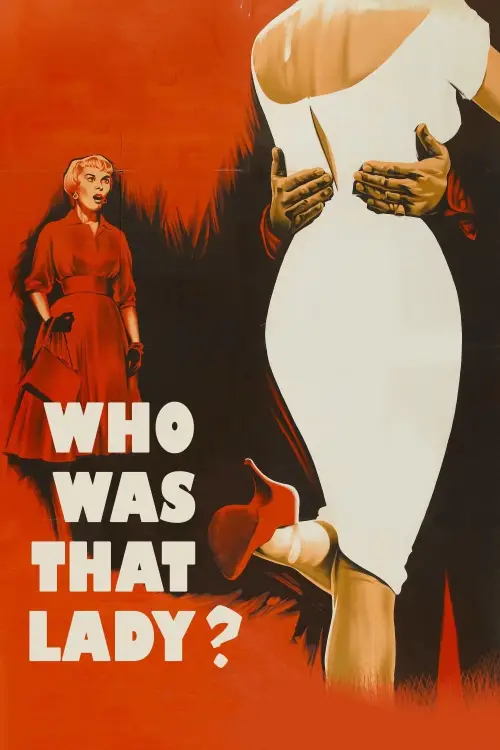 Movie poster "Who Was That Lady?"