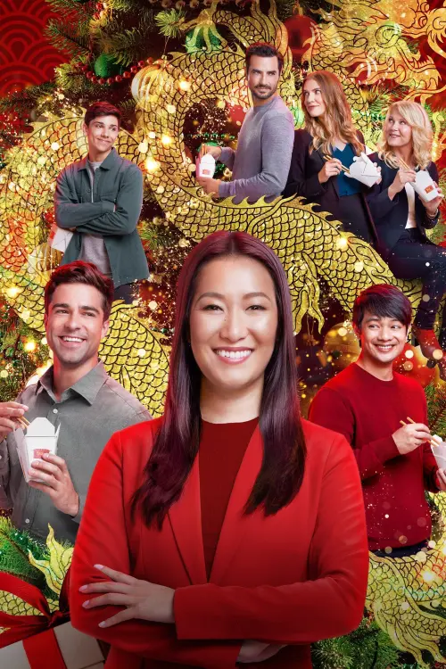 Movie poster "Christmas at the Golden Dragon"