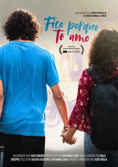 Movie poster "fico porque te amo"