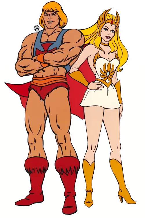 Movie poster "He-Man and She-Ra: The Secret of the Sword"