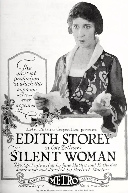 Movie poster "The Silent Woman"