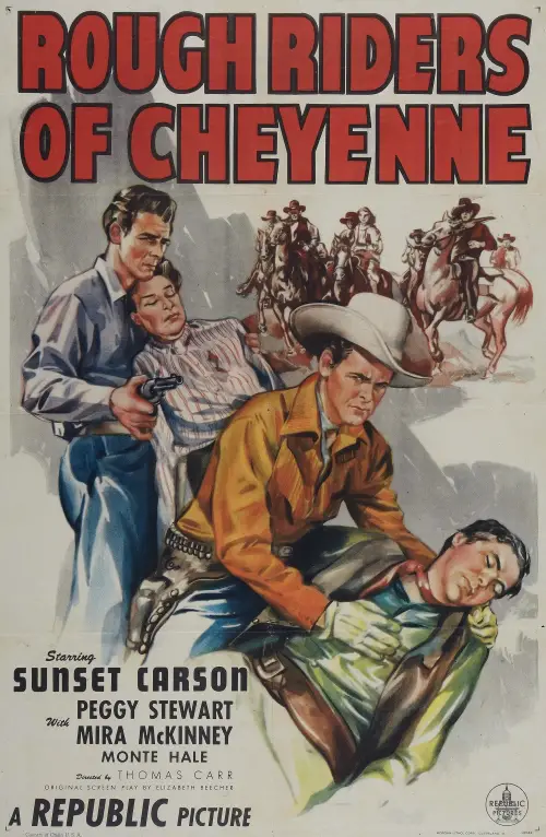 Movie poster "Rough Riders of Cheyenne"