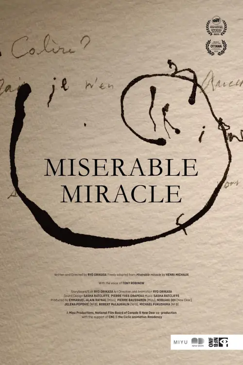Movie poster "Miserable Miracle"
