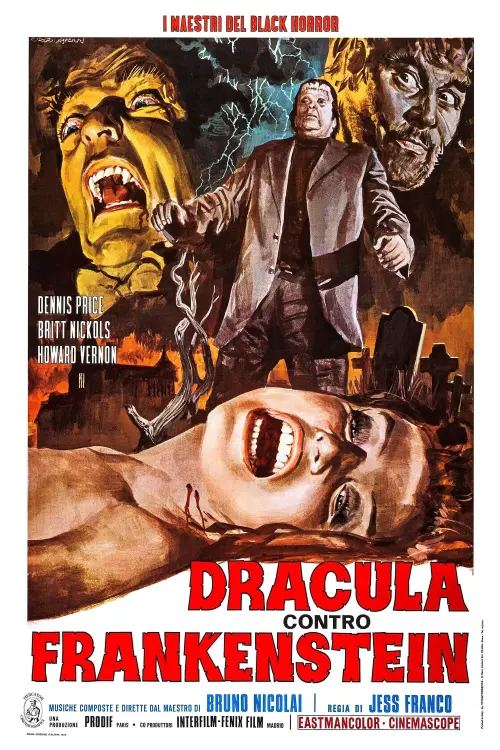 Movie poster "Dracula, Prisoner of Frankenstein"