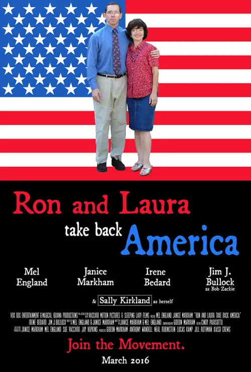 Movie poster "Ron and Laura Take Back America"