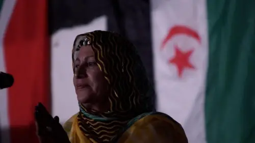 Watch film HAIYU: Rebel Singer Mariem Hassan and the Struggle for a Free Western Sahara | HAIYU- Rebel Singer Mariem Hassan and the Struggle for a Free Western Sahara -Sheffield DocFest 2024