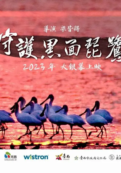 Movie poster "Caring for Black-Faced Spoonbill"