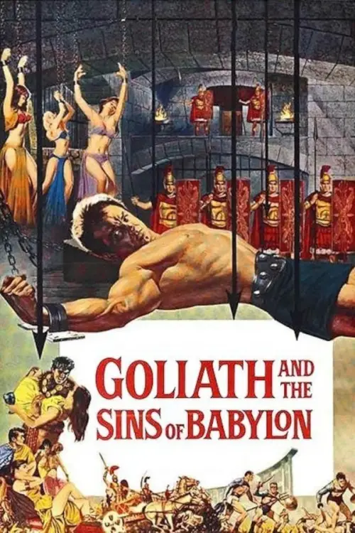 Movie poster "Goliath and the Sins of Babylon"