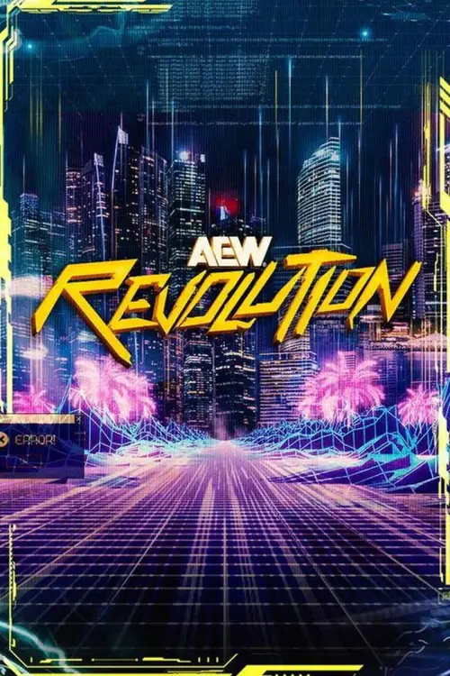 Movie poster "AEW Revolution"