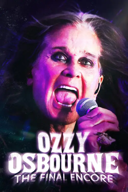 Movie poster "Ozzy Osbourne: The Final Encore"