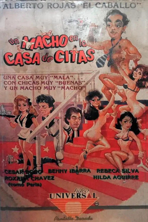 Movie poster "Un macho en la casa de citas"