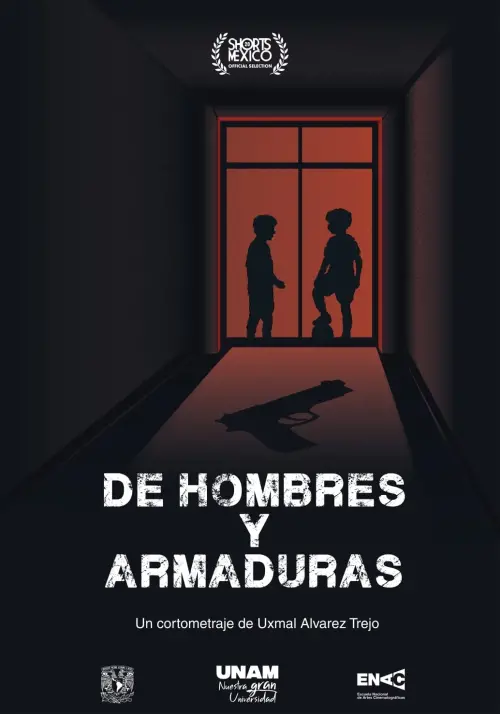 Movie poster "De hombres y armaduras"