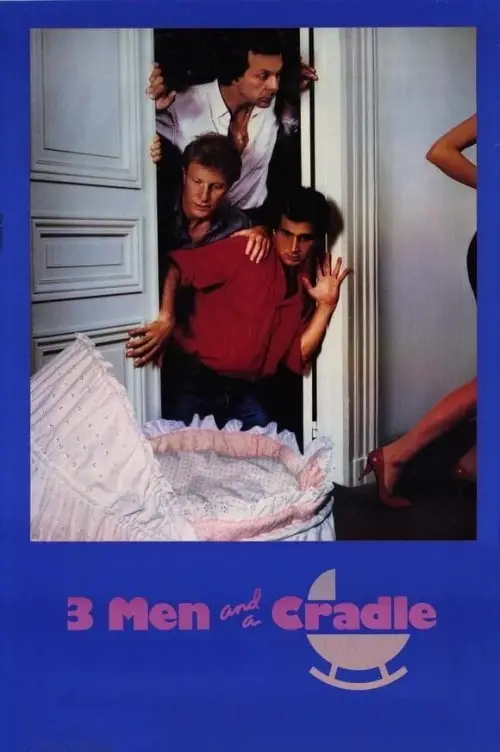 Movie poster "Three Men and a Cradle"