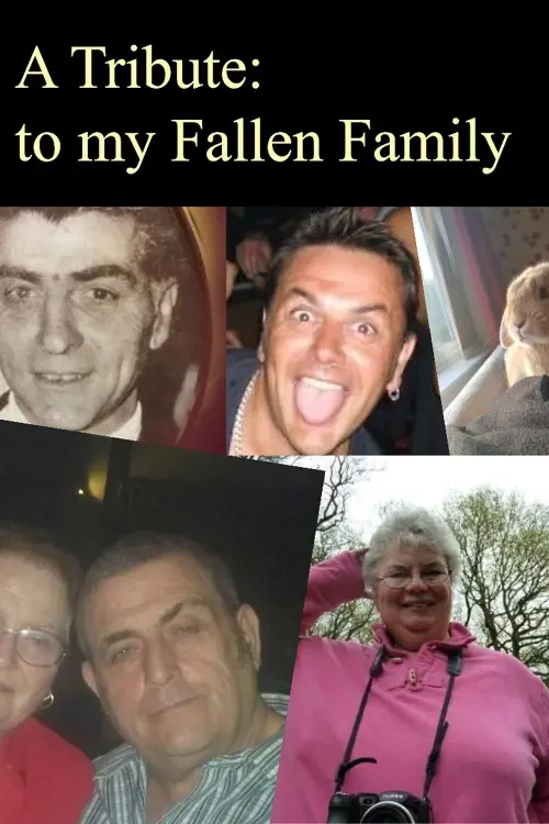 Movie poster "A Tribute: To My Fallen Family"
