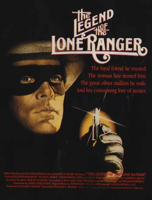 Movie poster "The Legend of the Lone Ranger"