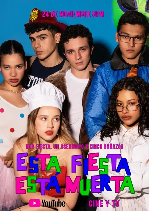 Movie poster "Esta Fiesta Está Muerta"