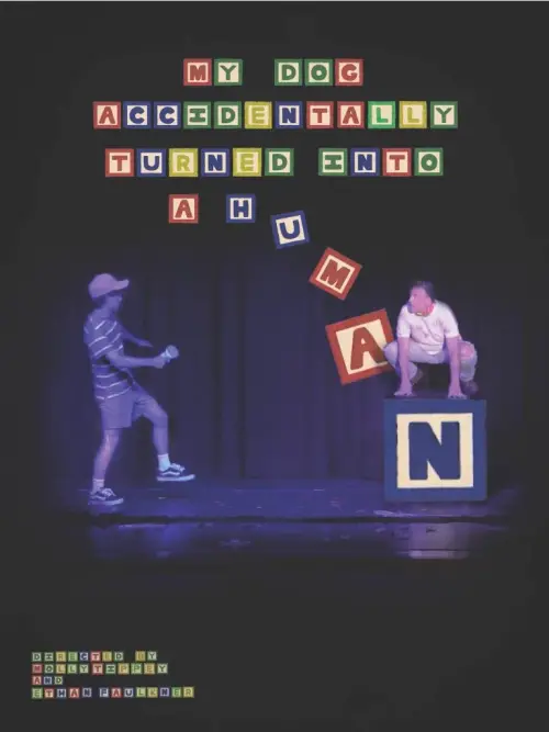 Movie poster "My Dog Accidentally Turned Into a Human!"