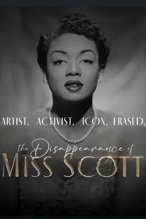 Movie poster "The Disappearance of Miss Scott"
