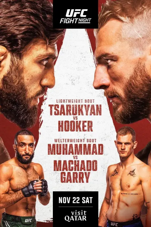 Movie poster "UFC Fight Night 265: Tsarukyan vs. Hooker"