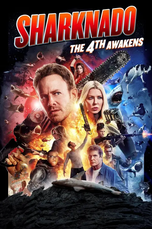 Movie poster "Sharknado 4: The 4th Awakens"