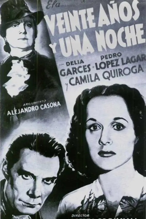 Movie poster "Veinte años y una noche"