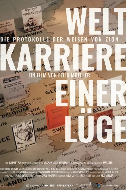 Movie poster "Weltkarriere einer Lüge"