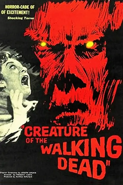 Movie poster "Creature of the Walking Dead"