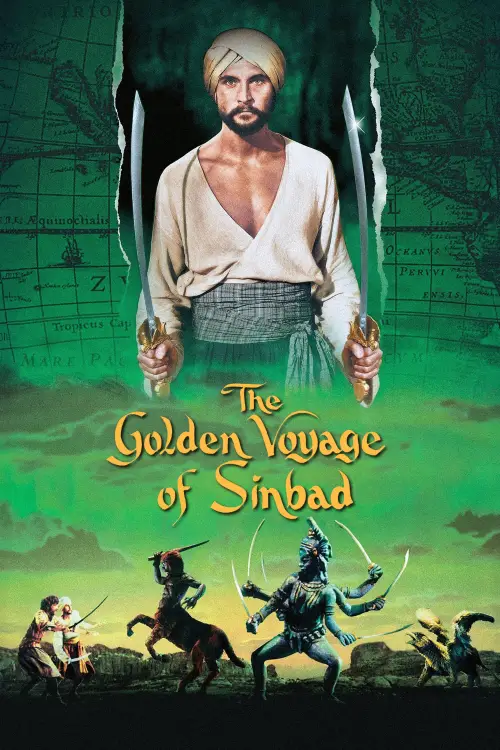 Movie poster "The Golden Voyage of Sinbad"