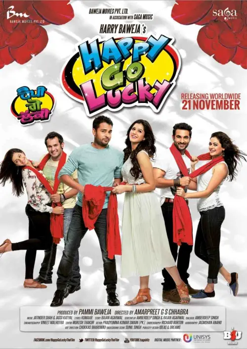 Movie poster "Happy Go Lucky"