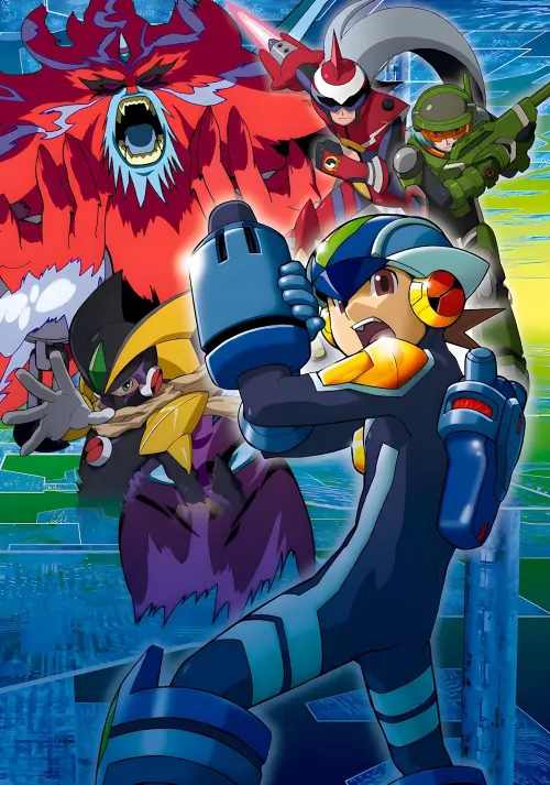 Movie poster "Rockman.EXE: The Program of Light and Darkness"