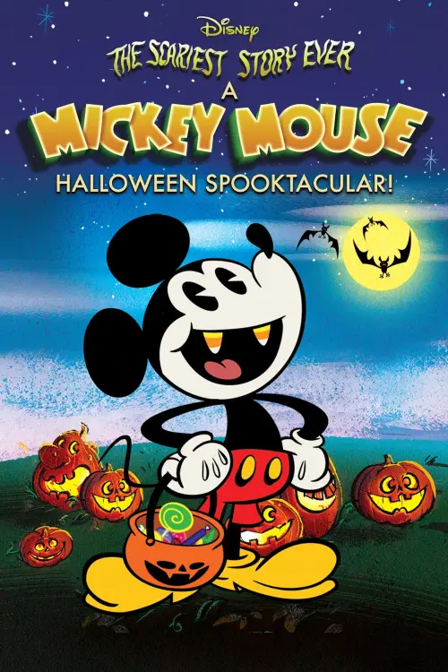 Movie poster "The Scariest Story Ever: A Mickey Mouse Halloween Spooktacular"