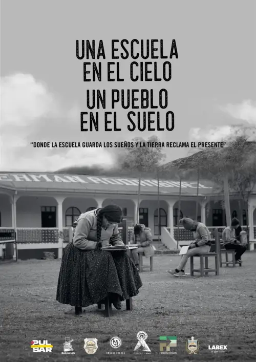 Movie poster "A School in the Sky, the People on the Ground"