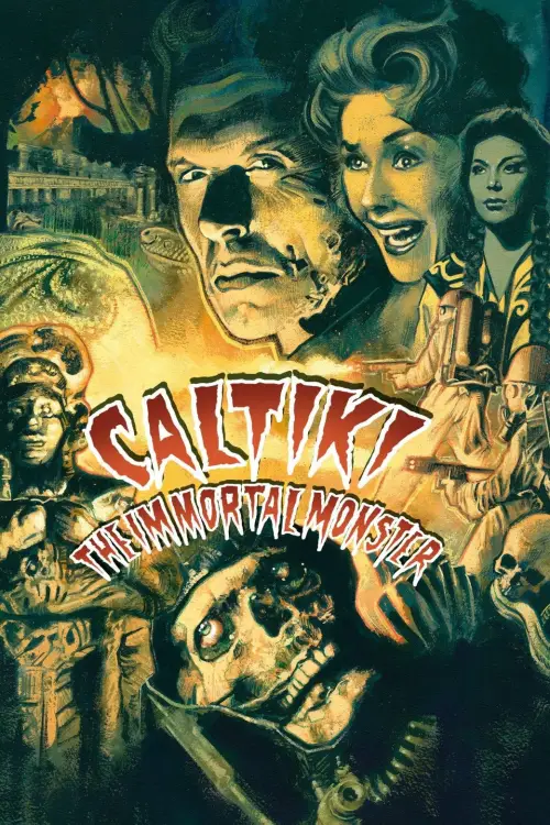 Movie poster "Caltiki, the Immortal Monster"