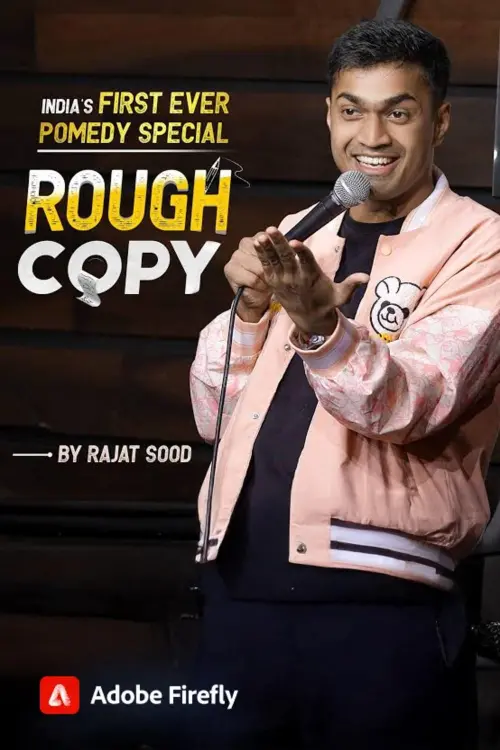 Movie poster "Rajat Sood: Rough Copy"