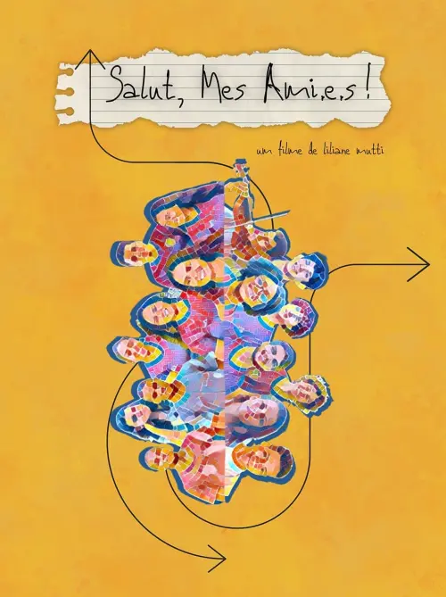 Movie poster "Salut, mes ami.e.s!"